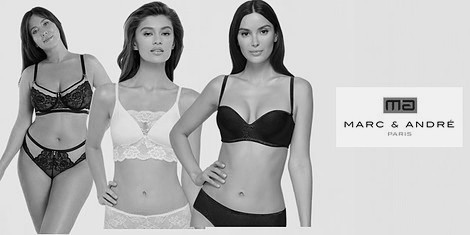 Marc & Andre - бельо в черни и бели нюанси снимка