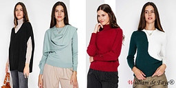 William de Faye - меки пуловери за дамите снимка