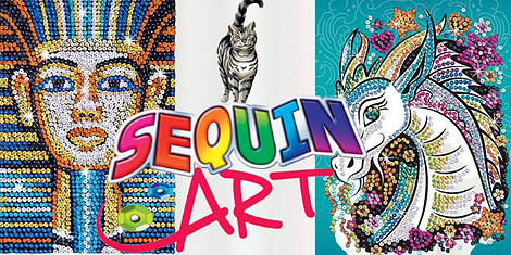 Sequin art - изкуство за малки и големиснимка