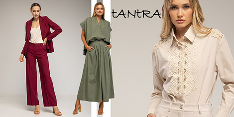 Tantra - модно трио - панталон, риза и пуловерснимка