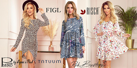 Винаги актуалните рокли с принтснимка