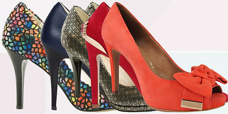 Високи очаквания с нови обувки с токснимка