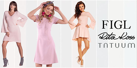 Бонбонено излъчване с рокля в розово-лилави нюансиснимка