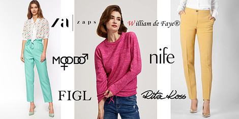 Любима аутфит комбинация - пуловер, топ и панталонснимка