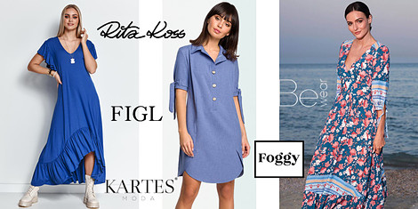 Морска ефирност с рокля в бяло, синьо и екрюснимка