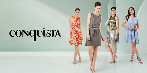 Conquista - нежна и женствена с нова рокля снимка