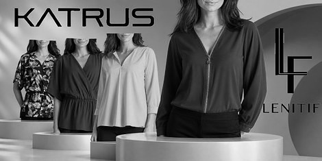 Katrus & Lenitif by Katrus – женствени линии и акцентни десени снимка
