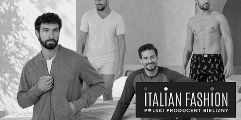 Italian Fashion мъжко домашно облекло за сън и релакс снимка