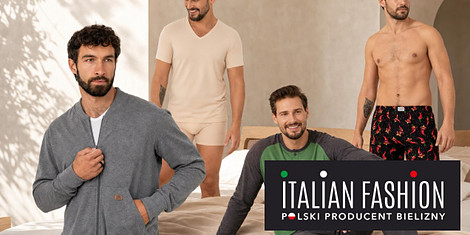 Italian Fashion мъжко домашно облекло за сън и релаксснимка