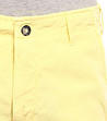 Мъжки къси панталони в жълт нюанс-3 снимка