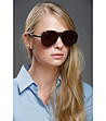 Сиви unisex слънчеви очила авиатор-0 снимка
