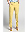 Дамски панталон в жълто Alese-0 снимка