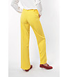 Дамски панталон в жълто Vivien-1 снимка