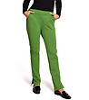 Дамски памучен панталон в зелено Erina-0 снимка