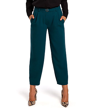 Дамски 7/8 панталон в цвят петрол Nika снимка