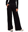 Черен дамски памучен панталон Lana-0 снимка