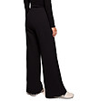 Черен дамски памучен панталон Lana-1 снимка