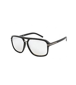 Мъжки слънчеви очила с черни рамки снимка
